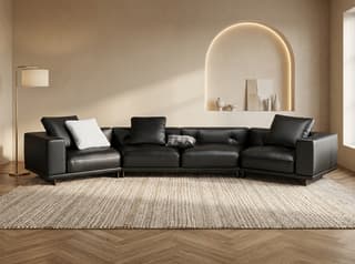 Ellingham Designer Sofa in As shown – shown in a room setting