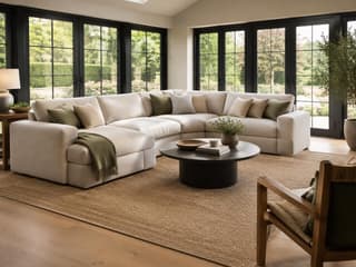 Ostley Chaise Corner Sofa in As shown – shown in a room setting