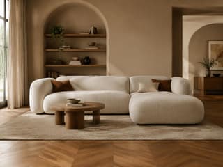 Torrington Corner Lounge Sofa in As shown – shown in a room setting