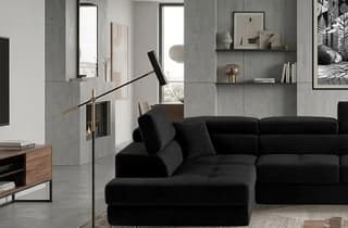 Orrino Long Corner Sofa Bed with Storage MV99 – close-up detail