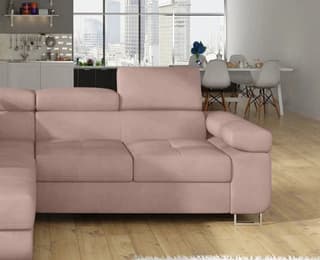 Orrino Mini Corner Sofa Bed with Storage SR61 – close-up detail