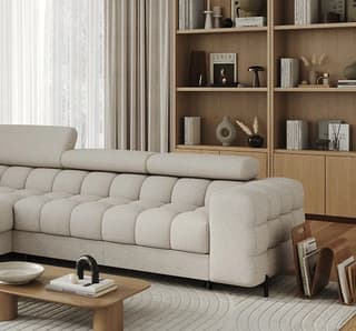 Emberly Corner Sofa Bed with Storage RY18 – close-up detail