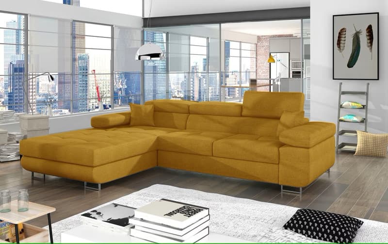 Hollingwood Corner Sofa Bed with Storage O68