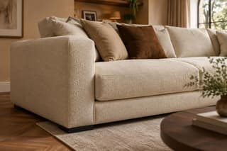 Stanmore Chaise Corner Sofa in As shown – close-up detail