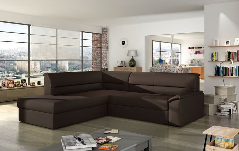 Zanetta Convertible Couch with Storage S66 Eco Leather