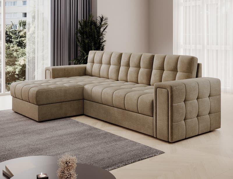 Ravenna Corner Sofa Bed with Storage M09