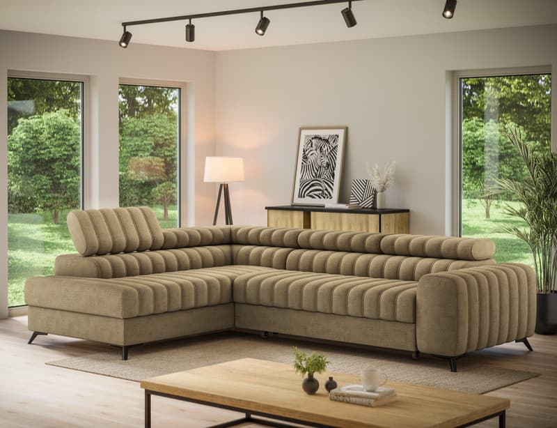 Ashcombe Corner Sofa Bed with Storage N20
