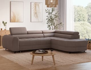 Jorvik Corner Sofa Bed with Storage TN22 – right-hand corner layout
