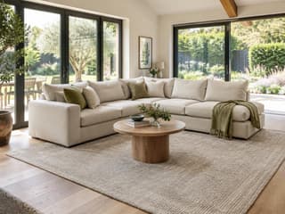 Wenlock Designer Sofa in As shown – shown in a room setting