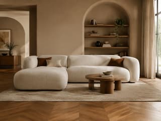 Torrington Corner Lounge Sofa in As shown – shown in a room setting