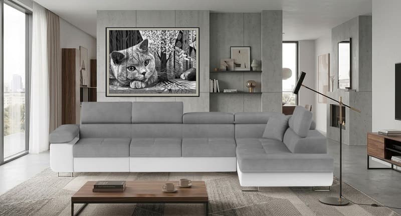 Orrino Long Corner Sofa Bed with Storage M84/S17 – photo 2