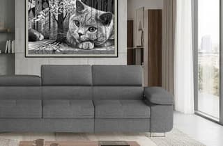 Orrino Long Corner Sofa Bed with Storage S21 – close-up detail