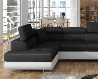 Vandermere U shape corner sofa bed with storage – close-up detail