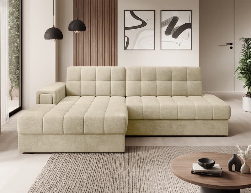 Yolanda Corner Sofa Bed with Storage M04
