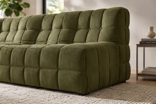 Fairholme Three Seater Sofa in As shown – close-up detail