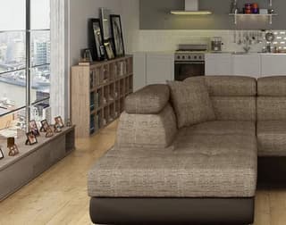Orrino Mini Corner Sofa Bed with Storage B03/S66 – close-up detail