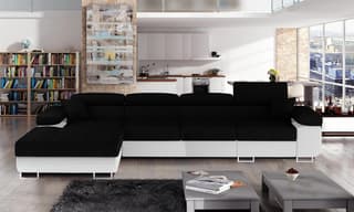 Hollingwood Long Corner Sofa Bed with Storage S14/S17