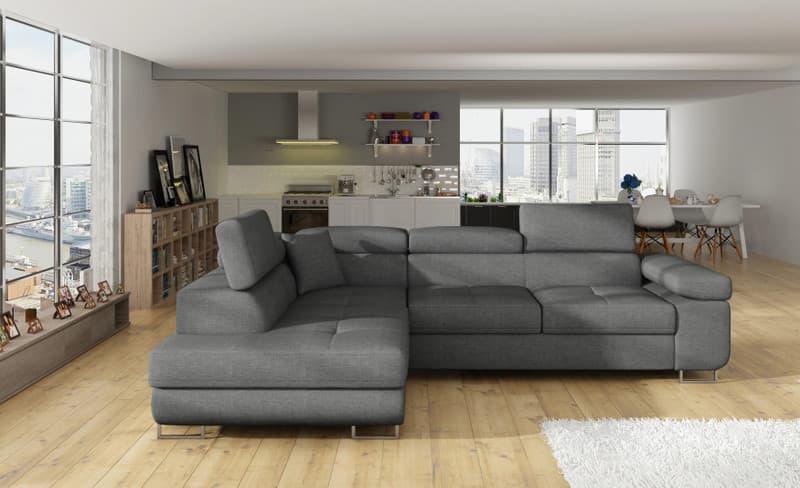 Orrino Corner Sofa Bed with Storage S21