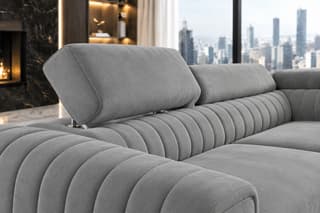 Fairhaven Corner Sofa Bed with Storage M84 – headrest detail