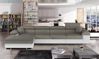 Hollingwood Long Corner Sofa Bed with Storage B01/S17