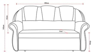 Quenby Sofa Bed with Storage D22 (Sofa and 1 Armchair Only) – image 4