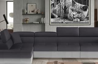 Orrino Long Corner Sofa Bed with Storage M97/M84 – close-up detail