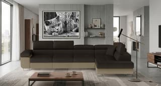 Orrino Long Corner Sofa Bed with Storage M29/M09 – right-hand corner layout