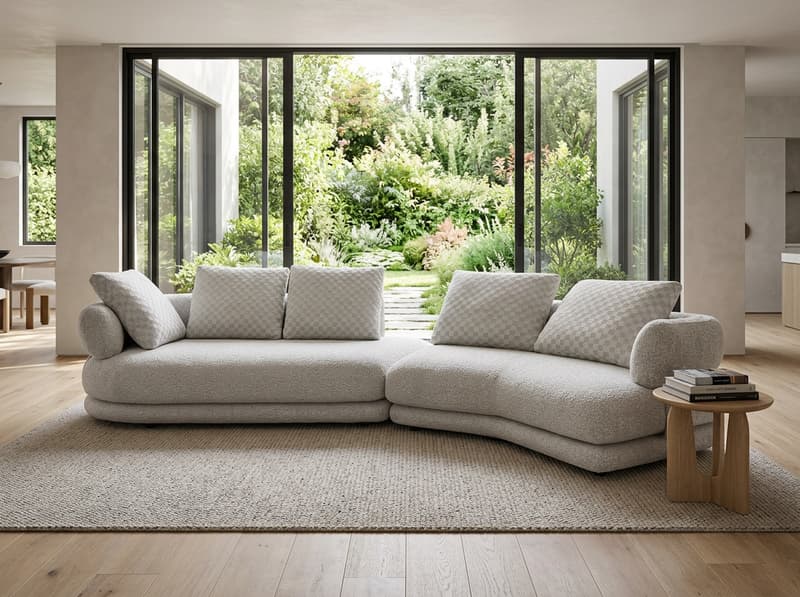 Belmere Curved Corner Sofa