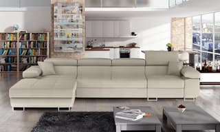 Hollingwood Long Corner Sofa Bed with Storage M04