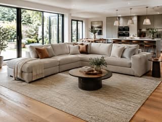 Lathwell Corner Lounge Sofa in As shown – shown in a room setting