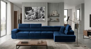 Orrino Long Corner Sofa Bed with Storage M77 – right-hand corner layout