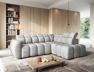 Lindorf Electric Corner Sofa Bed with Storage SL04 – right-hand corner layout