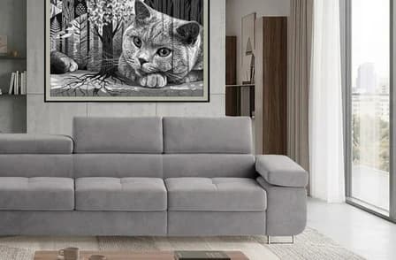 Orrino Long Corner Sofa Bed with Storage M84 – photo 5