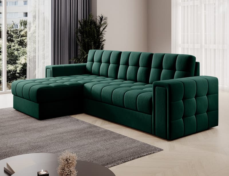 Ravenna Corner Sofa Bed with Storage LK35
