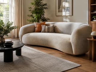 Linmore Three Seater Sofa in As shown – shown in a room setting