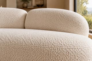 Thornfield Crescent Sofa in As shown – close-up detail