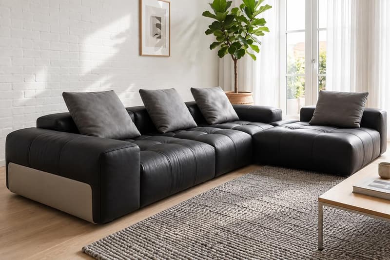 Deverill Curved Corner Sofa – photo 3