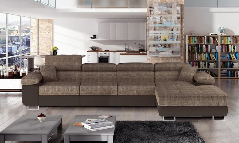 Hollingwood Long Corner Sofa Bed with Storage B03/S66 – photo 2