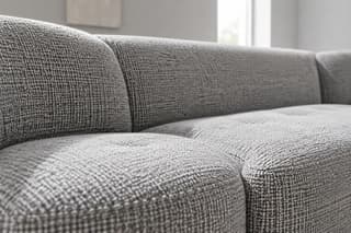Brindley Curved Sofa in As shown – close-up detail