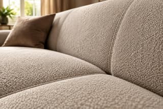 Eastleigh Curved Sofa in As shown – close-up detail