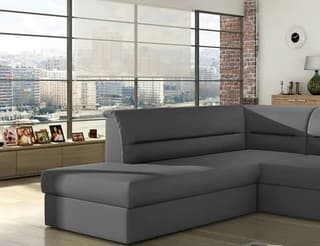 Zanetta Convertible Couch with Storage S29 Eco Leather – close-up detail