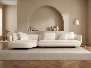 Bayfield Chaise Corner Sofa in As shown – shown in a room setting