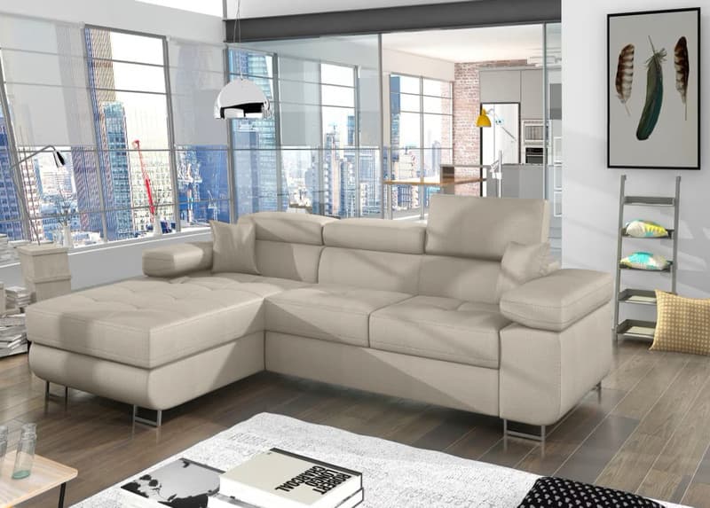 Hollingwood Mini Corner Sofa Bed with Storage M04