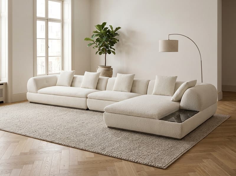 Lunara Curved Corner Sofa
