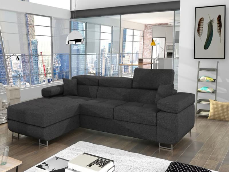 Hollingwood Mini Corner Sofa Bed with Storage i96