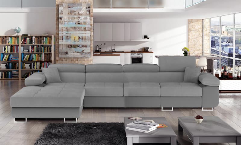 Hollingwood Long Corner Sofa Bed with Storage S83/S29