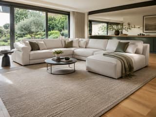 Holbrook Chaise Corner Sofa in As shown – shown in a room setting