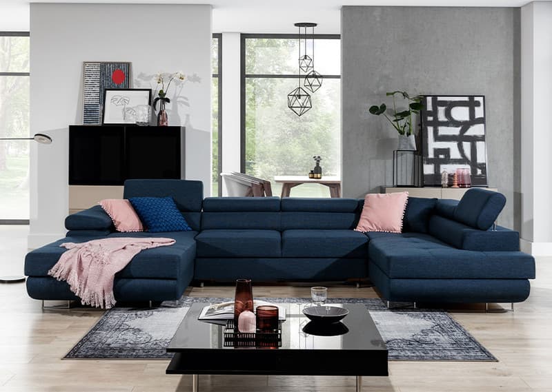 Cairnwell U Shaped Sofa Bed with Storage i80 – photo 6