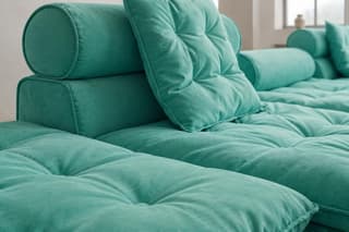 Verona Grand Corner Sofa in As shown – close-up detail