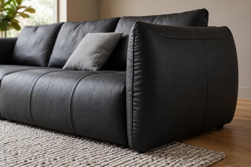 Oakmere Leather-Look Sofa – photo 5